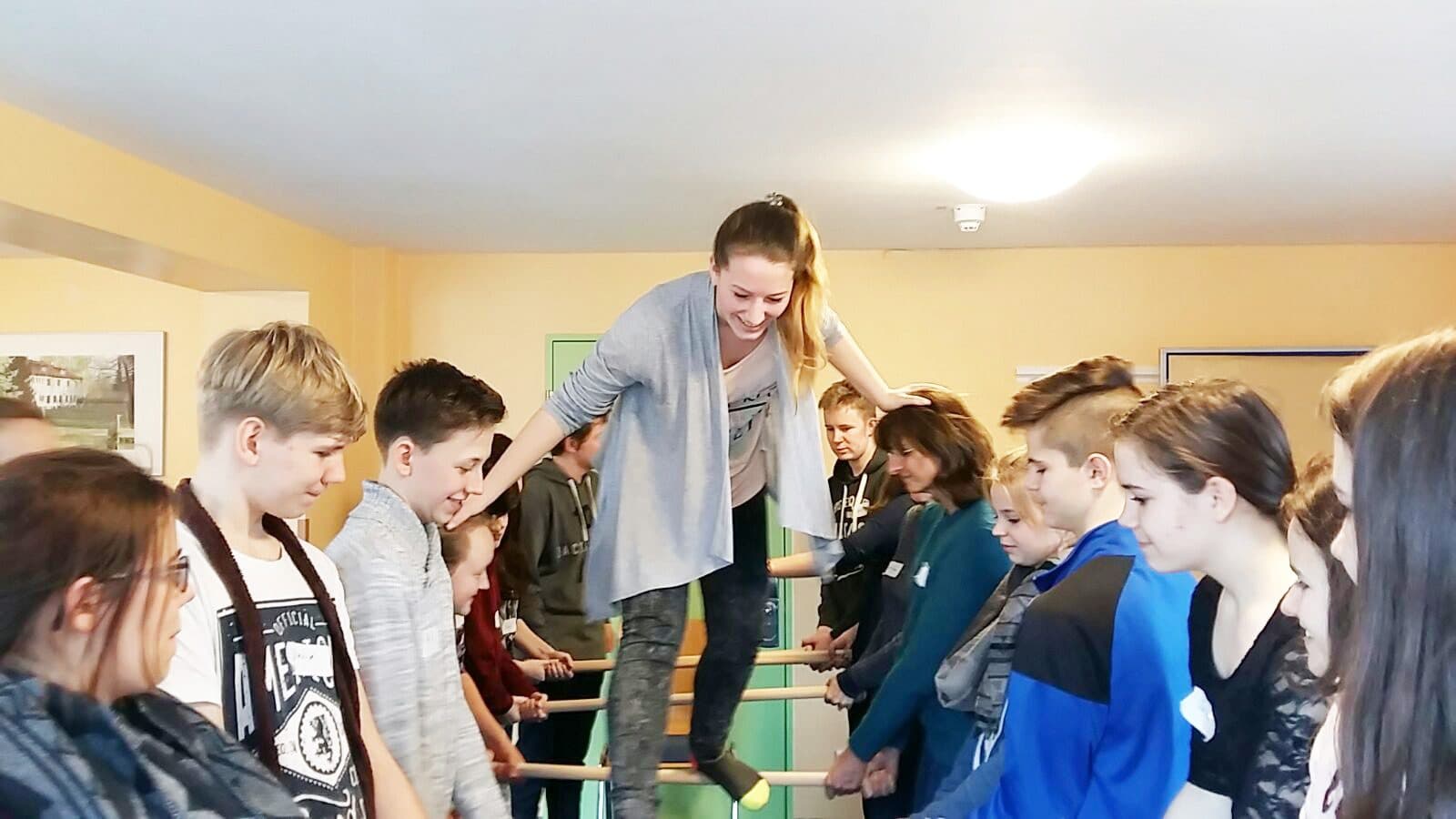 Berufsorientierungs-Seminar für eine Schulklasse